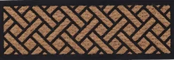 Paillasson caoutchouc et coco Tissage (75 x 25 cm)