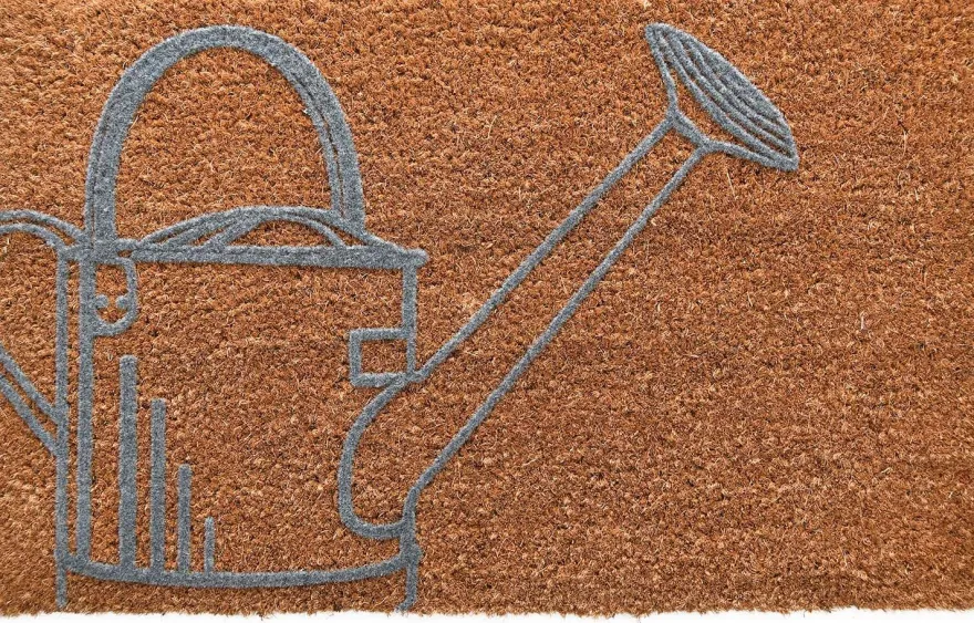 Paillasson en coco et PVC 60 x 40 cm (Arrosoir)
