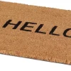 Paillasson en coco et PVC 60 x 40 cm (Hello)