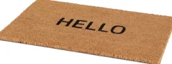 Paillasson en coco et PVC 60 x 40 cm (Hello)