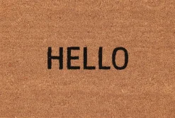 Paillasson en coco et PVC 60 x 40 cm (Hello)
