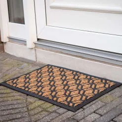 Paillasson en fibres de coco et caoutchouc 60 x 40 cm (Losanges)
