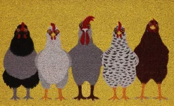 Paillasson en fibres de coco Pets (Poules)