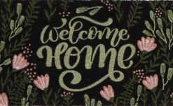 Paillasson en fibres de coco Welcome home