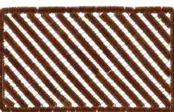 Paillasson spirale en fibres de coco (75 x 45 cm)