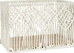 Panier rectangulaire gigogne Boho (Lot de 3)