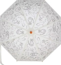 Parapluie enfant à colorier 70 cm (Chats)