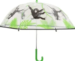 Parapluie transparent singe pour enfant