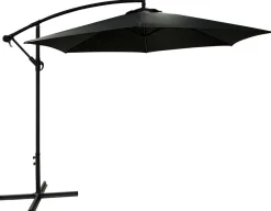 Parasol déporté rond Eko 3 m (Gris anthracite)