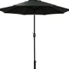 Parasol droit rond Eko 2.5 m (Gris anthracite)