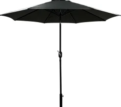 Parasol droit rond Eko 2.5 m (Gris anthracite)