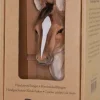 Patère animal en bois sculpté à la main et métal (Cheval pur sang arabe)