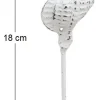 Patère en métal Coquillage7 x 5 x 18 cm (Blanc)