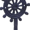 Patère en métal Gourvenail 9 x 5 x 14 cm (Bleu)