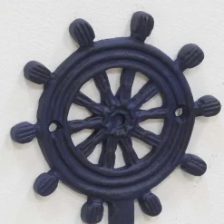 Patère en métal Gourvenail 9 x 5 x 14 cm (Bleu)