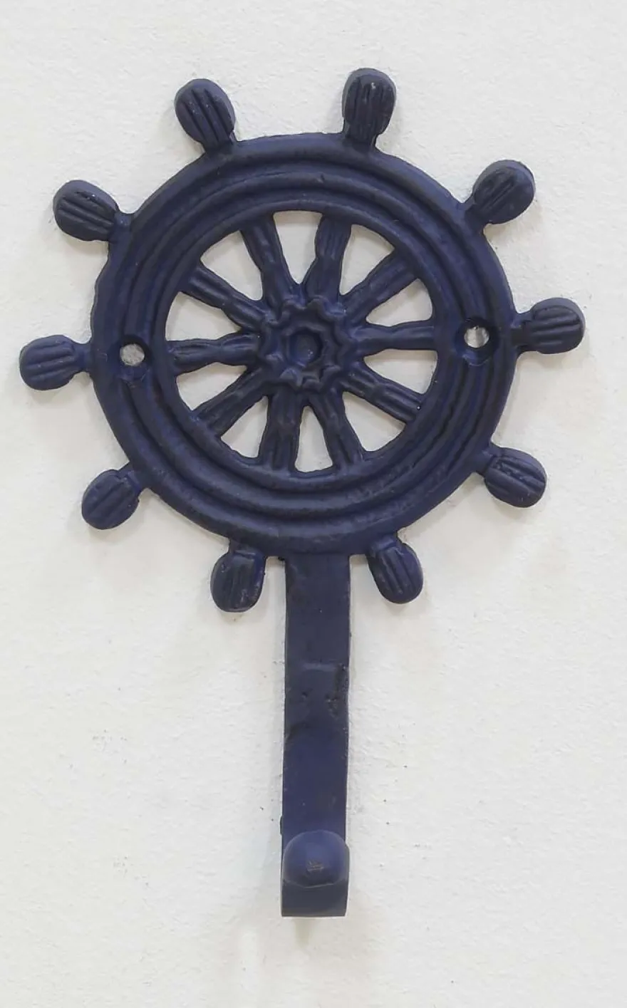 Patère en métal Gourvenail 9 x 5 x 14 cm (Bleu)