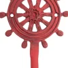 Patère en métal Gourvenail 9 x 5 x 14 cm (Rouge)