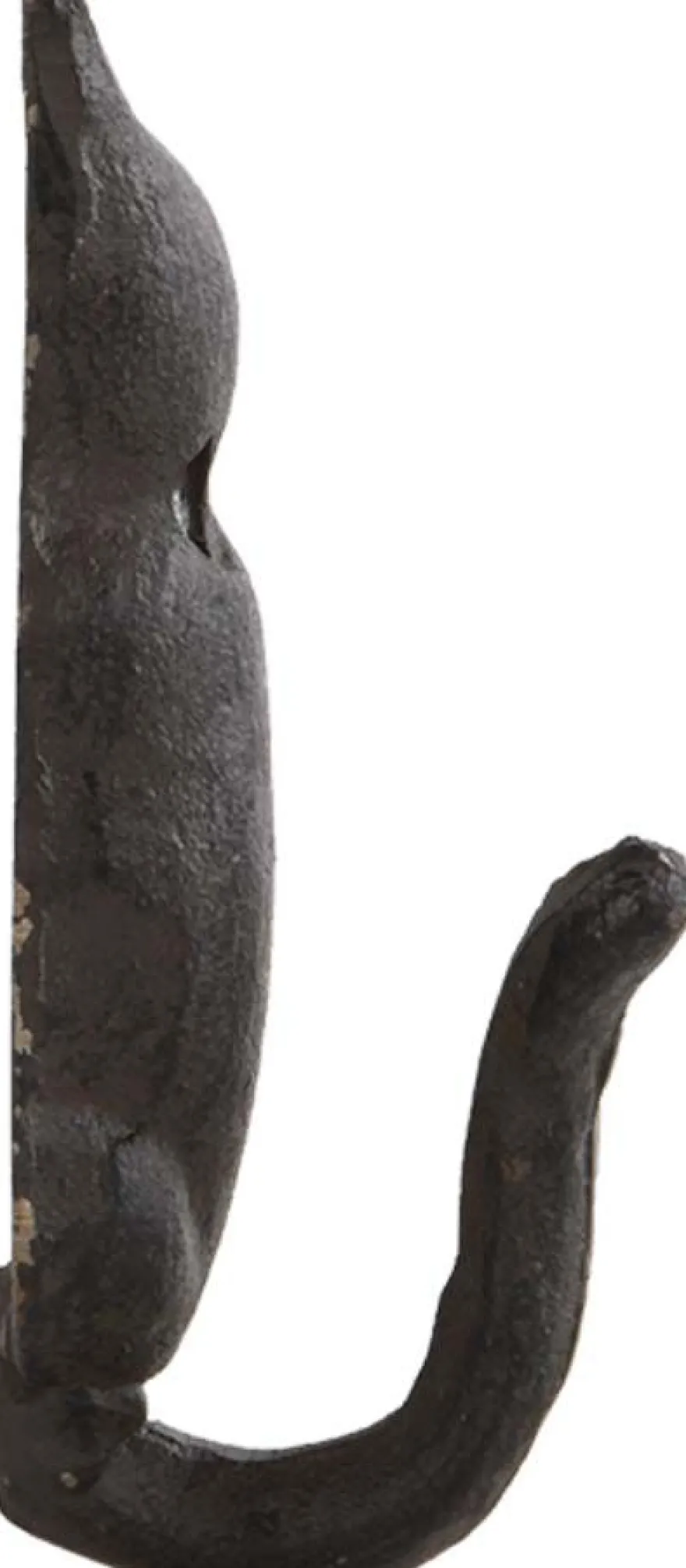 Patère queue d'animal en fonte (Lot de 2) (Chat)