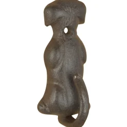 Patère queue d'animal en fonte (Lot de 2) (Chien)