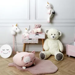 Peluche coussin 30 x 30 cm (Chat)