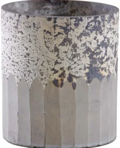 Photophore en verre oxydé 8 cm