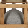 Pied de parasol granit 31,5kg (Gris clair)