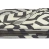 Plaid coton Symphonie 130 x 180 cm (Gris)