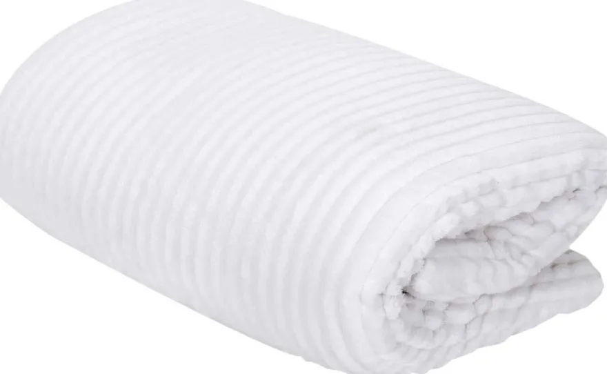 Plaid en flanelle doublure en sherpa 180 x 220 cm
