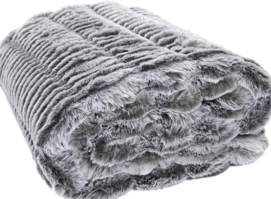 Plaid en polyester imitation fourrure Opulence 120 x 150 cm