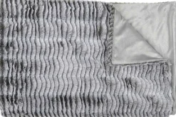 Plaid en polyester imitation fourrure Opulence 120 x 150 cm