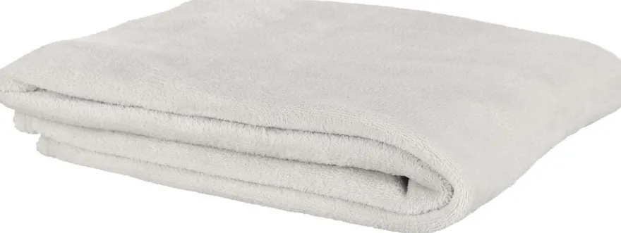 Plaid microfibre 125x150 cm (Beige)