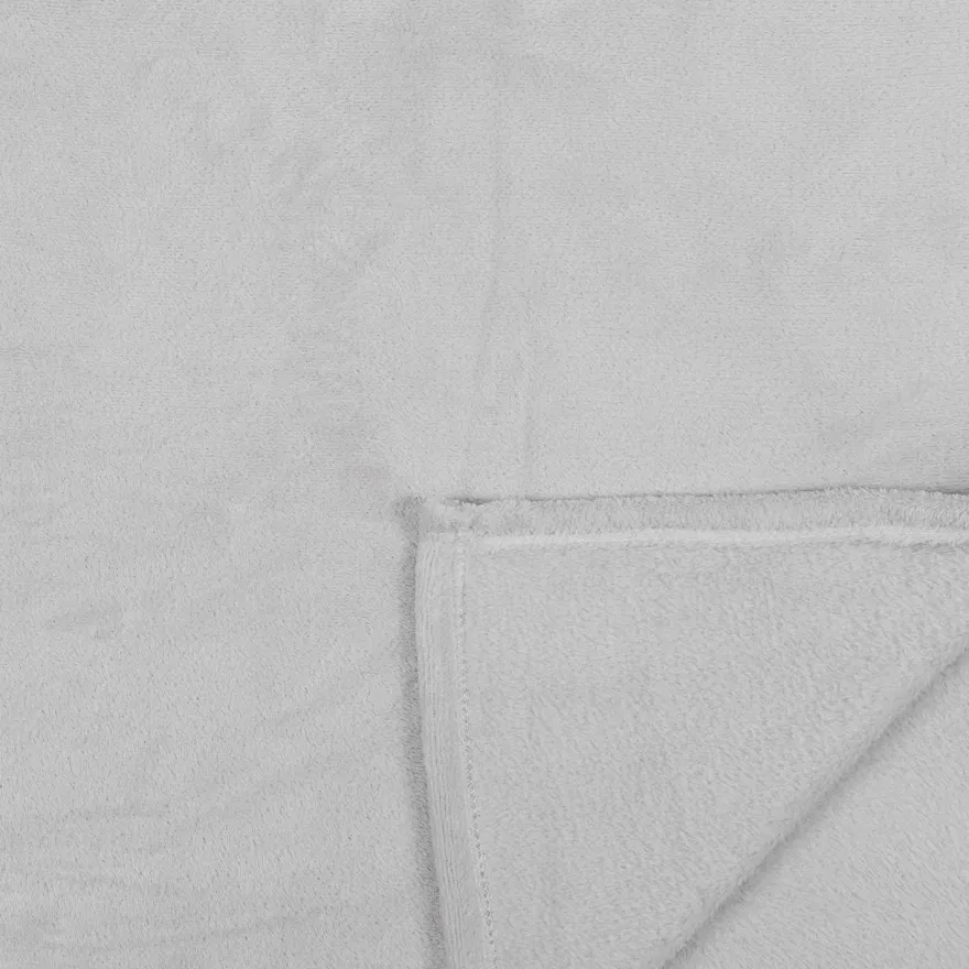 Plaid microfibre 125x150 cm (Beige)