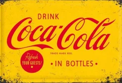 Plaque décorative en métal en relief 40 x 60 cm (Coca Cola)