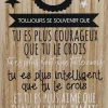 Plaque murale citation pour enfant (Garçon)