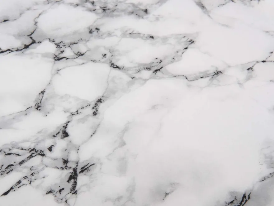 Plateau effet marbre blancMarble (25 cm)