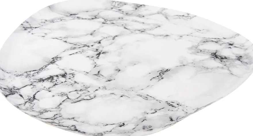 Plateau effet marbre blancMarble (25 cm)