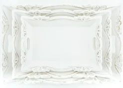 Plateaux en manguier blanc (Lot de 3)