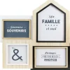 Pêle-mêle déco scandinave 4 photos (Noir et blanc)