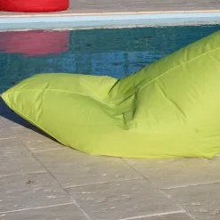 Poire intérieur extérieur en polyester Luna (Vert anis)