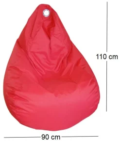Poire Urban 90 x 110 cm (Rouge)