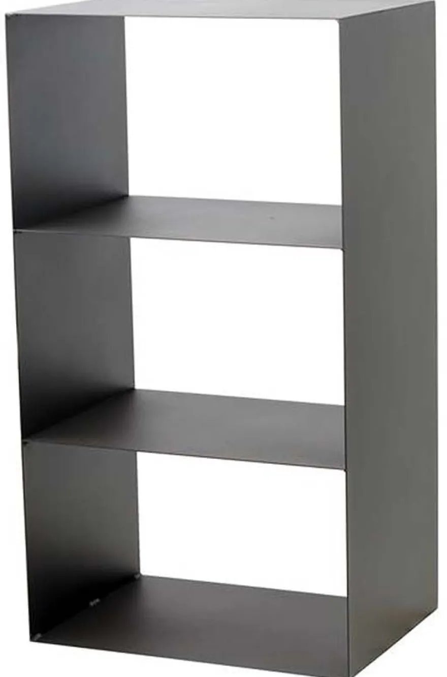 Porte-bûches 3 étages en acier Lublin