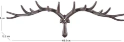 Porte manteau en fonte Cerf
