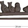 Porte torchon en fonte oiseaux