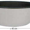 Pot en plastique rond effet granit 40 cm (Stone)