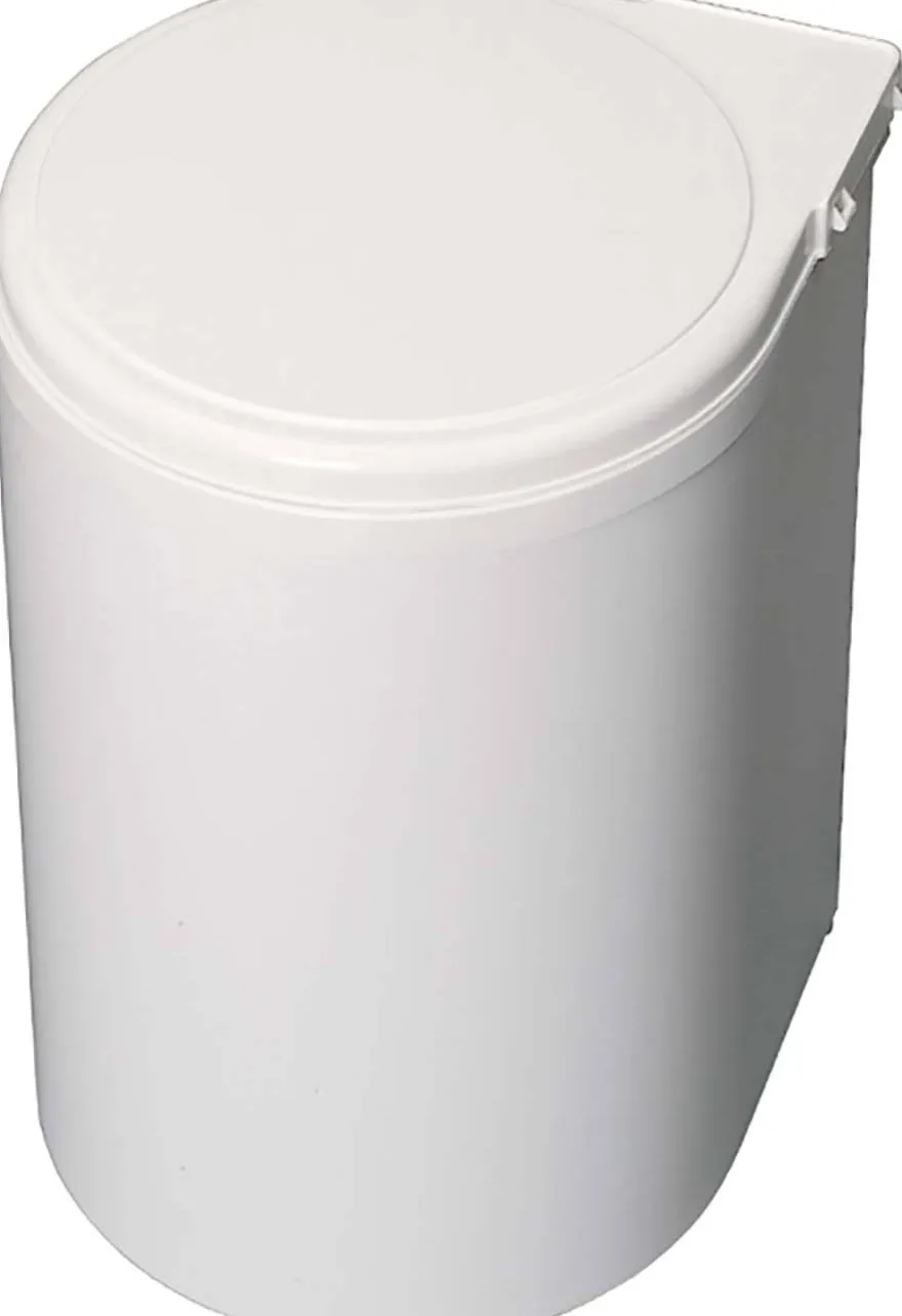 Poubelle de recyclage à fixation sur porte 13 litres (Blanc)