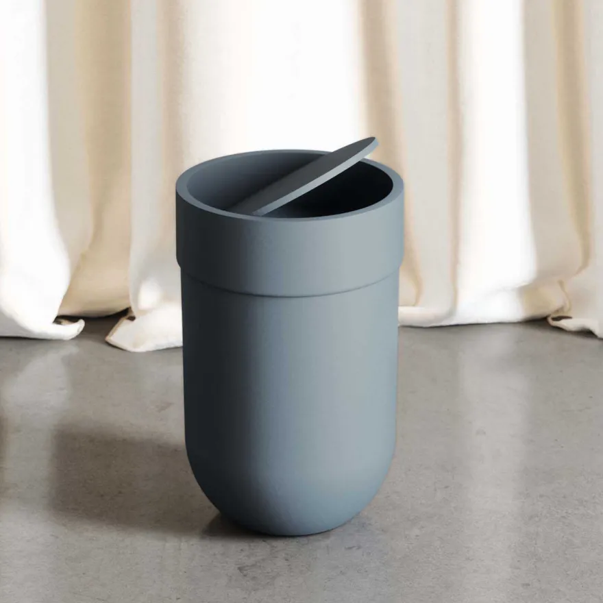 Poubelle de salle de bain avec couvercle rotatif 6 litres Touch