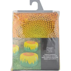 Pouf extérieur avec imprimé déco (Tournesol)