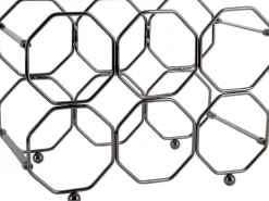 Range bouteilles en métal Honey (Gris fumé)