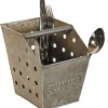 Range couverts cuisine en zinc