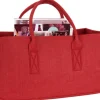 Range magazine en feutre Mellow (Rouge)